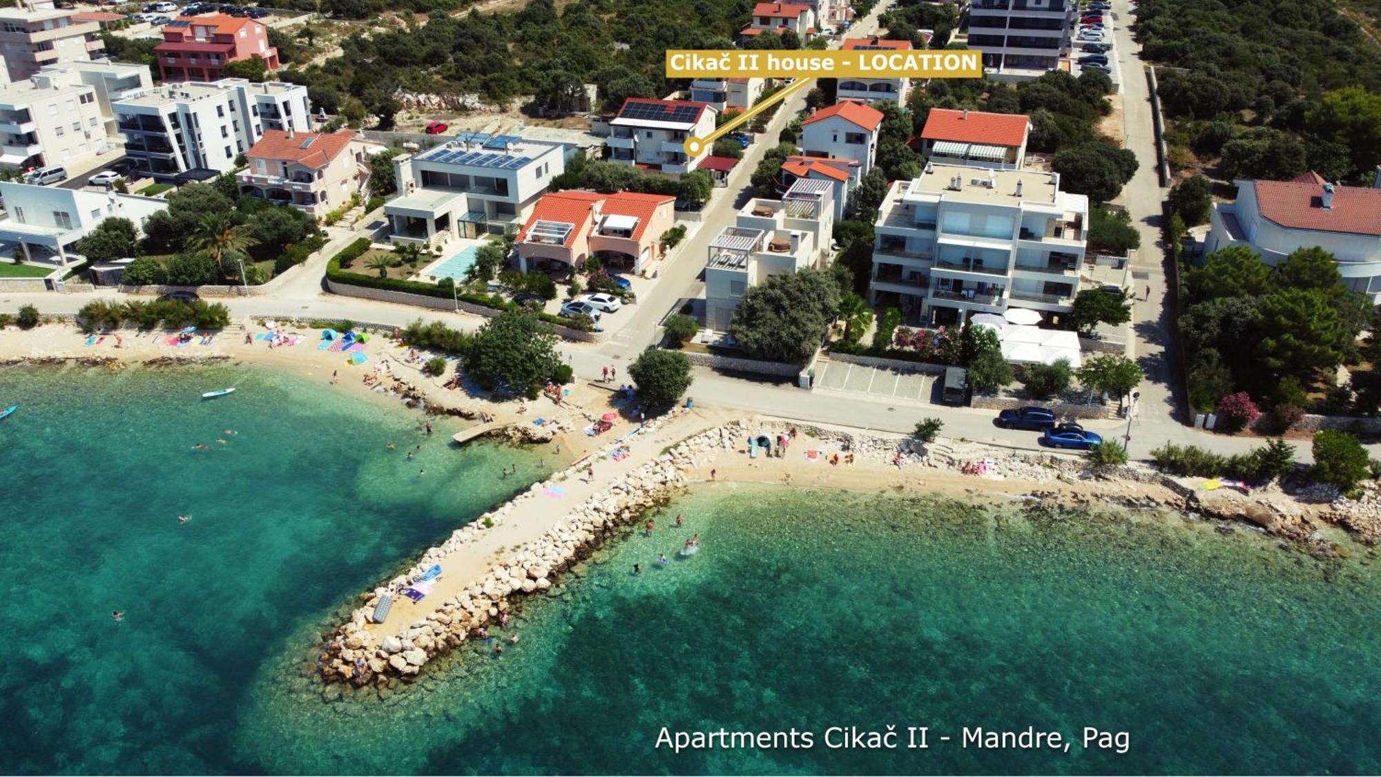 Apartments Cikac II - Modern Apartments By The Beach Mandre Esterno foto
